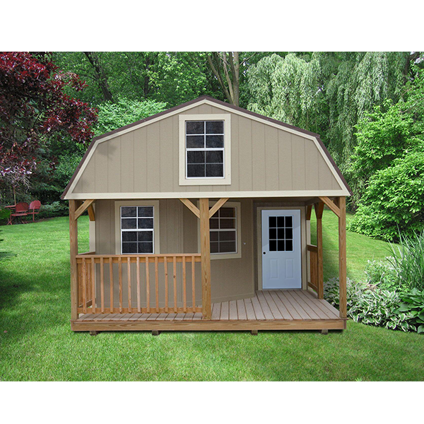 Painted Lofted Barn Cabin